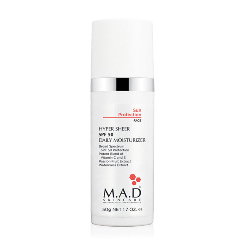 M.A.D Skincare Hyper Sheer Spf 50 Daily Moisturizer